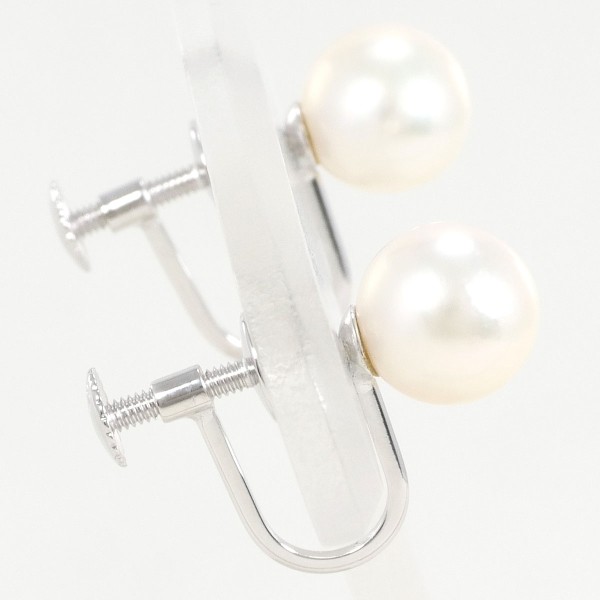 K14 14金 WG ホワイトゴールド イヤリング パール 総重量約2.0g ジュエリー 中古 K14 14金 WG ホワイトゴールド イヤリング パール 総重量約2.0g ジュエリー 中古
