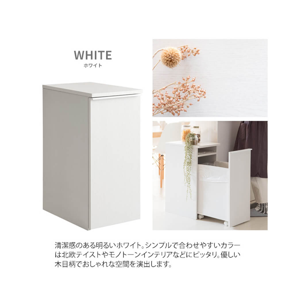 引出しダストボックス　ゴミ箱　４５リットル　４５Ｌ　ふた付き　塵箱　スリム　幅３０ｃｍ　ダストボックス