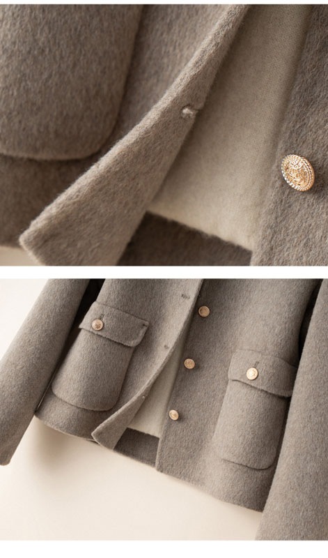 レディース コート ウール コート 無地 ショートジャケット アウター カシミヤ 暖かさ 高級感 前撮り ファッション 秋冬 秋物 シンプル オフィス 20代30代40代50代 着痩せ レディース フ レディース コート ウール コート 無地 ショートジャケット アウター カシミヤ 暖かさ 高級感 前撮り ファッション 秋冬 秋物 シンプル オフィス 20代30代40代50代 着痩せ レディース フ