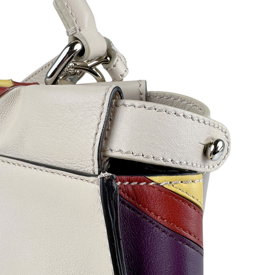 フェンディ FENDI ハンドバッグ ショルダーバッグ ピーカブー ミディアム レザー マルチカラー シルバー レディース 8BN290-5CK z4375 フェンディ FENDI ハンドバッグ ショルダーバッグ ピーカブー ミディアム レザー マルチカラー シルバー レディース 8BN290-5CK z4375