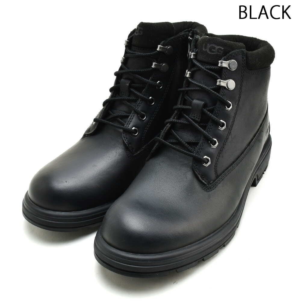 アグ ビルトモア メンズ エンジニアブーツ ミッド ブーツ マウンテンブーツ サイドジップ プレイントゥ ブラック ブラウン UGG【1121005】