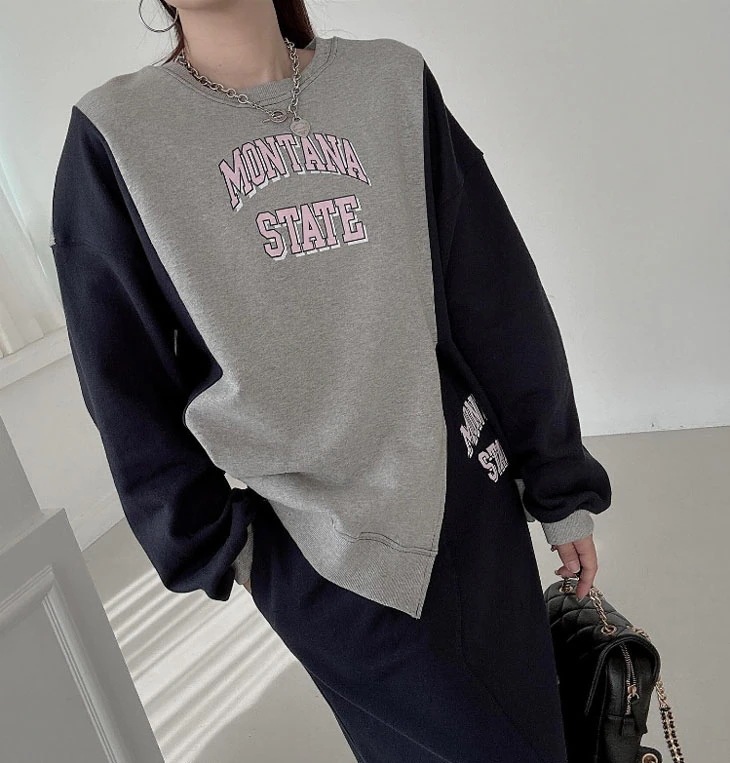 【急速出荷!】トップス スカート セットアップ レディース 上下セット 長袖トップス ロングスカート スリット オシャレ カジュアル バイカラー 韓国ファッション 【急速出荷!】トップス スカート セットアップ レディース 上下セット 長袖トップス ロングスカート スリット オシャレ カジュアル バイカラー 韓国ファッション