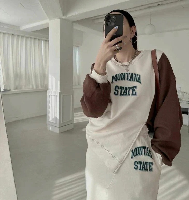 【急速出荷!】トップス スカート セットアップ レディース 上下セット 長袖トップス ロングスカート スリット オシャレ カジュアル バイカラー 韓国ファッション 【急速出荷!】トップス スカート セットアップ レディース 上下セット 長袖トップス ロングスカート スリット オシャレ カジュアル バイカラー 韓国ファッション