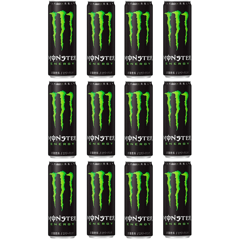 Qoo10] モンスターエナジー 【12本】[ステッカー付き]アサヒ モン