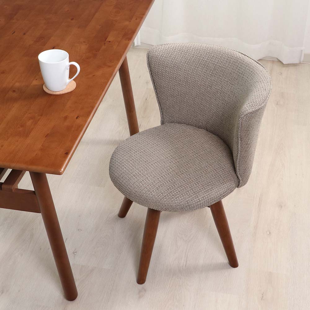 不二貿易 70565 ダイニングチェア クラム ファブリック BR/WHW ホワイトウォッシュ メーカー直送 不二貿易 チェア 幅50×奥行52×高さ68? ブラウン⁄ホワイトウォッシュ