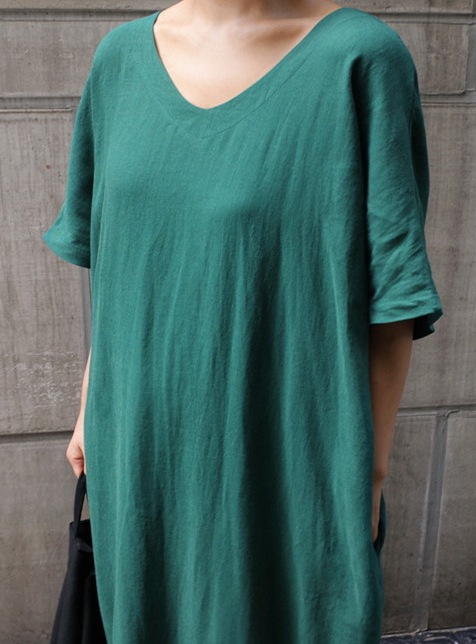 ワンピース ロング 半袖 かわいい l きれいめ 大人 おしゃれ