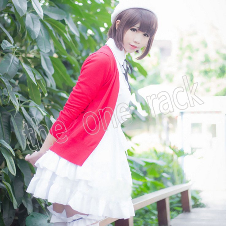 冴えない彼女の育てかた 風 加藤恵 ワンピース コスプレ 衣装 コスチューム 変装cosplay ハ