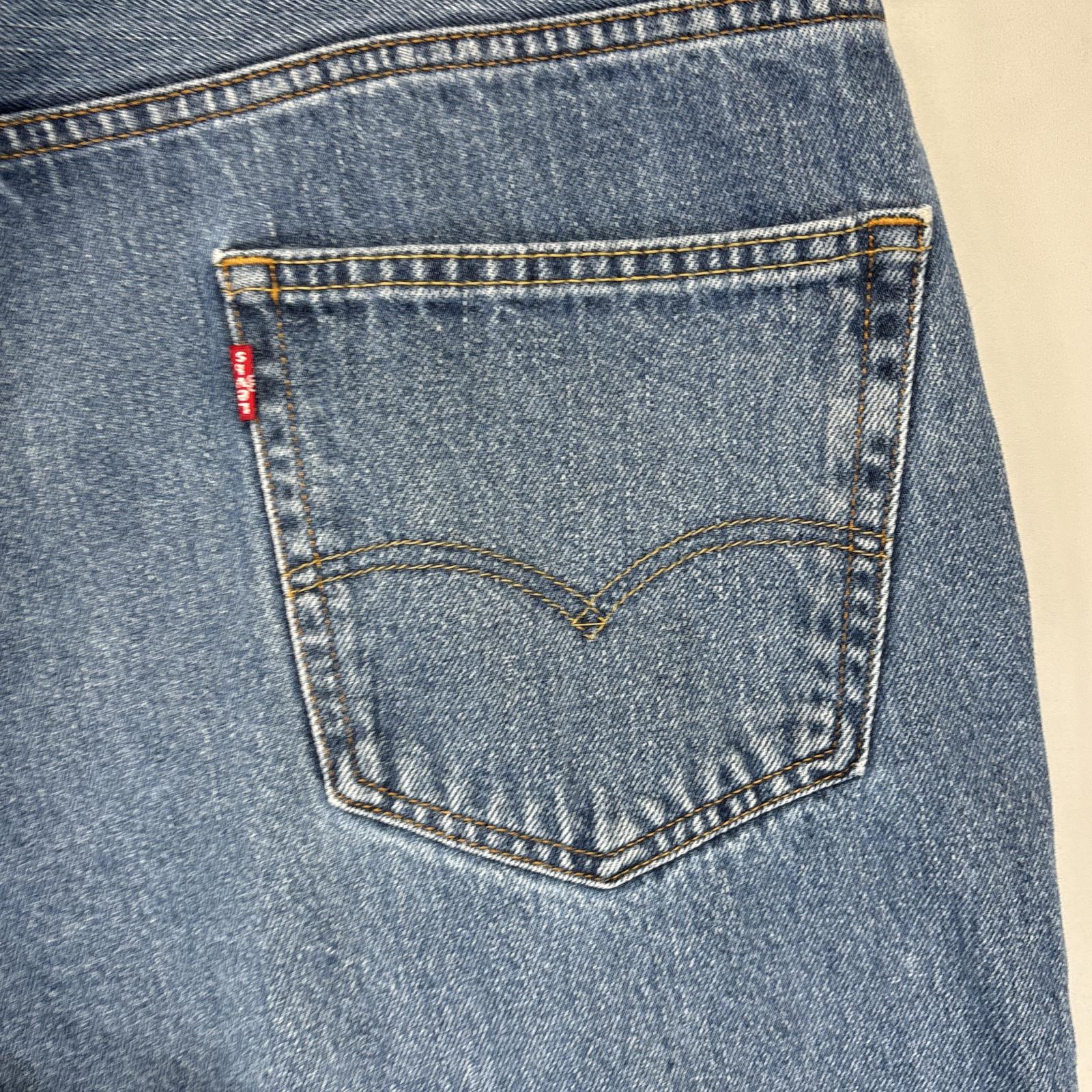 古着 デニムパンツ 550 テーパード ジップフライ 5ポケット ジーンズ ジーパン 大きいサイズ w42 L30 ブルー メンズ 古着 デニムパンツ 550 テーパード ジップフライ 5ポケット ジーンズ ジーパン 大きいサイズ w42 L30 ブルー メンズ