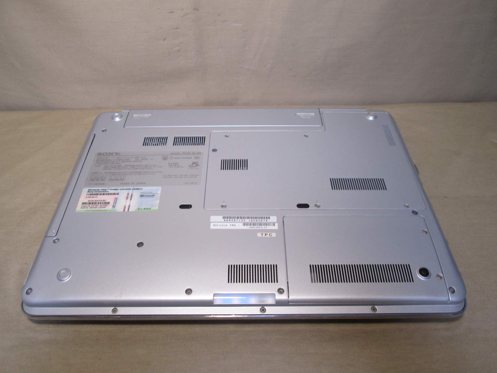 VAIO type C VGN-CR92HS【Celeron 550 2.0GHz】　【WindowsVista】Wi-Fi／Bluetooth／長期保証 [90326]