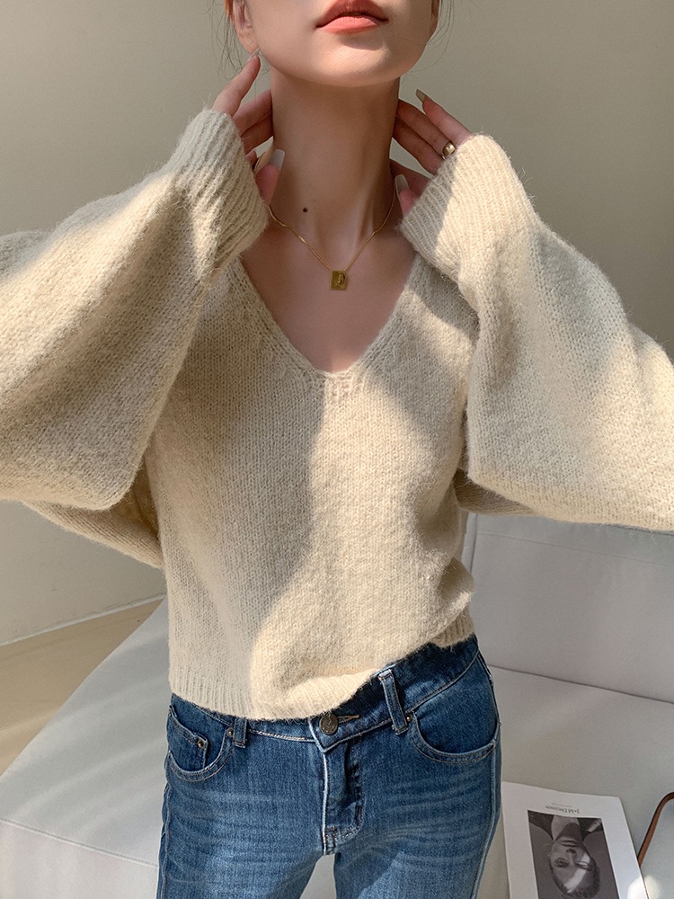 レディース ファッション カジュアル セーター 女性 秋 冬 ニット カーディガン ショール インナー ベスト アプリコット ＳＭＬXL トップス 袖あり かわいい 大人可愛い きれいめ シンプル