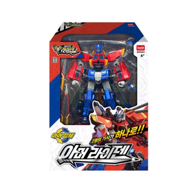 鋼鉄騎士団/ライデン/アーマライデン+バトルライデンセット/2 in 1 BOX/ロングアームヘリコプター/プリスカ/合体/変身ロボット/韓国ロボット/2024/新型/正品