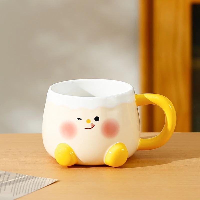 ケーキマグカップかわいいギフトボックス高颜値誕生日プレゼント女子陶磁器カップ蓋付き家庭用カップルカップ ケーキマグカップかわいいギフトボックス高颜値誕生日プレゼント女子陶磁器カップ蓋付き家庭用カップルカップ