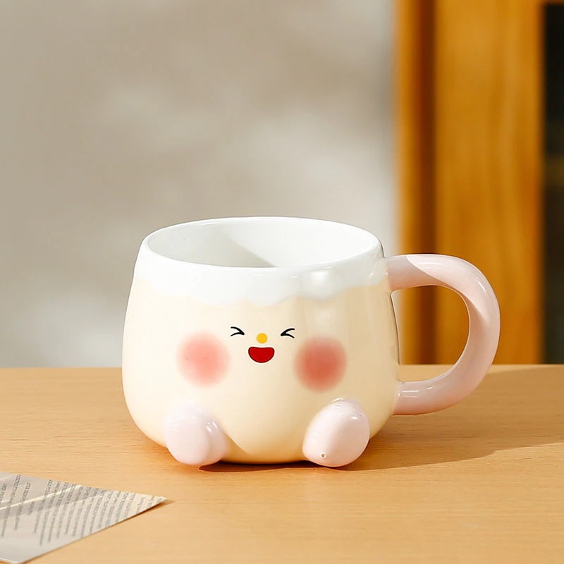 ケーキマグカップかわいいギフトボックス高颜値誕生日プレゼント女子陶磁器カップ蓋付き家庭用カップルカップ ケーキマグカップかわいいギフトボックス高颜値誕生日プレゼント女子陶磁器カップ蓋付き家庭用カップルカップ