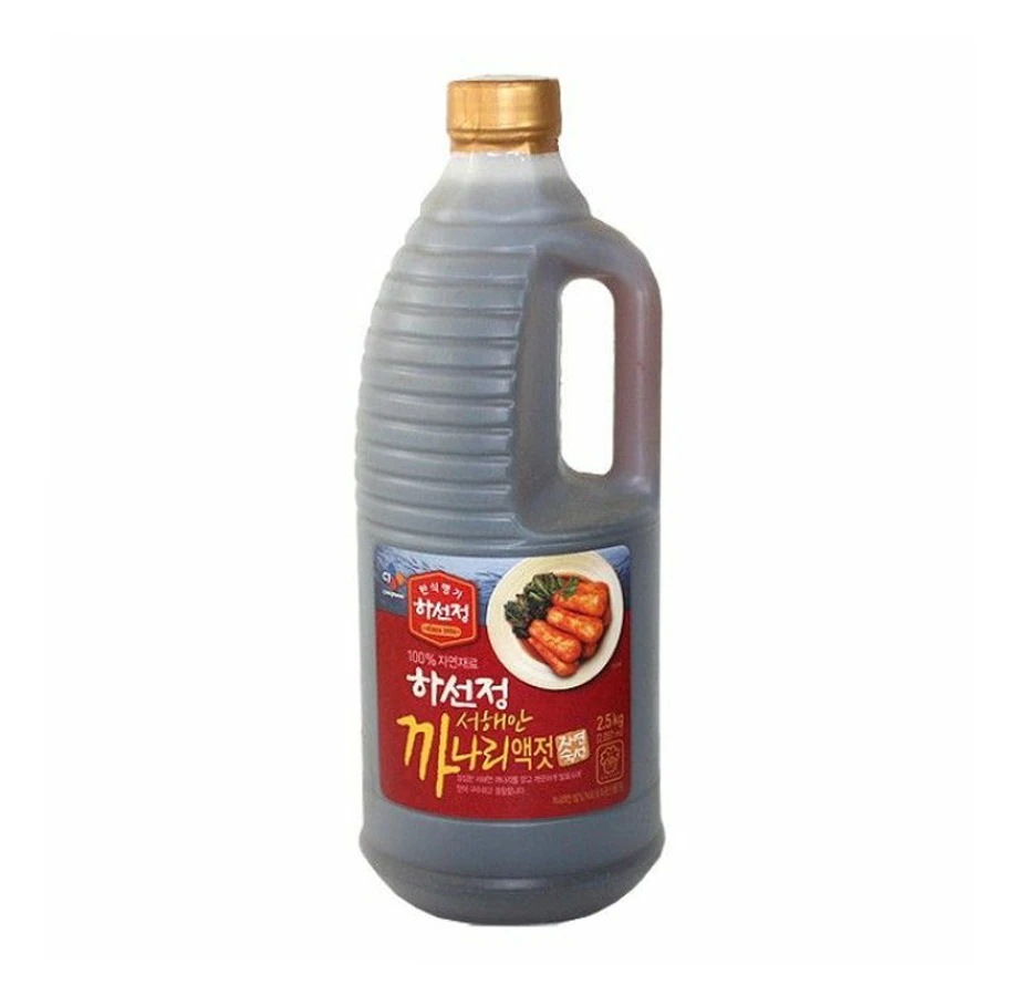 [CJ] ハソンジョン カナリエキス いかなご液状だし / 2.5kgx6本 業務用 韓国調味料 韓国料理