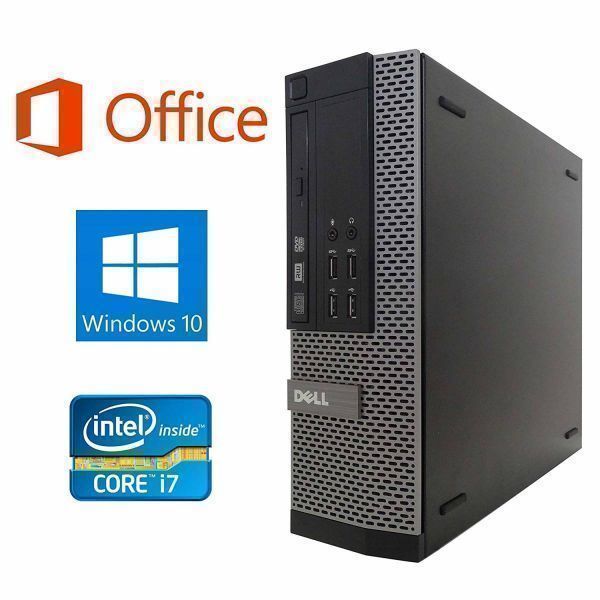 【外付けWebカメラセット】DELL 7010 デル Windows10 PC Core i7-3770 新品メモリー:8GB HDD:500GB デスクトップ Office 2016 在宅勤務応援 mdprevattcaulkingandwaterproofing.com