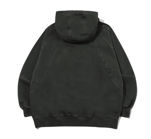 【CPGN STUDIO】 Restriction Pigment Snap Hoodie