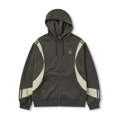 NERDY 公式正規品 トップスurved line hoodie track top NERDY 公式正規品 トップスurved line hoodie track top