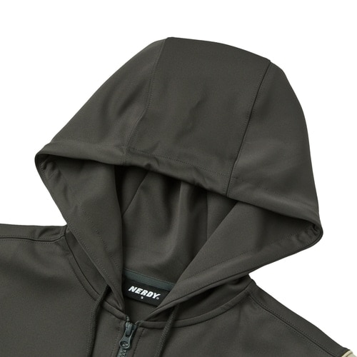 NERDY 公式正規品 トップスurved line hoodie track top NERDY 公式正規品 トップスurved line hoodie track top