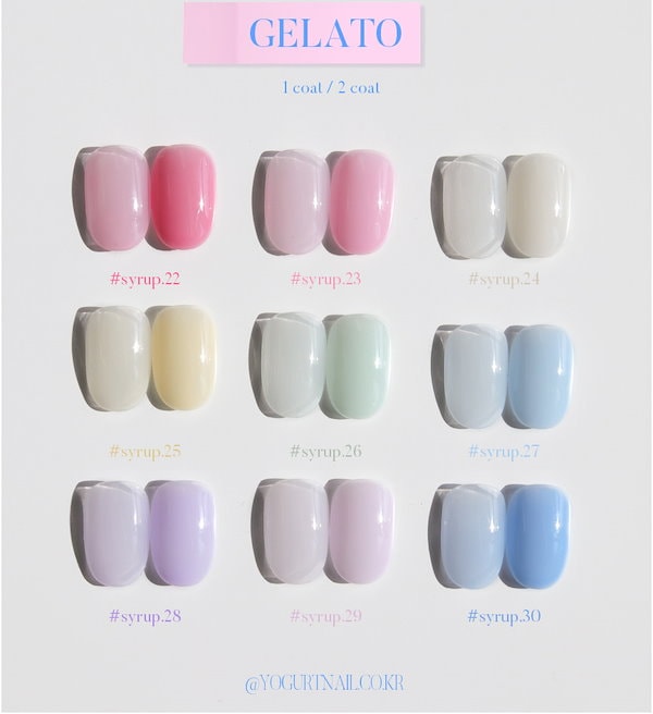 Qoo10] THE_B [YOGURT NAIL] 【GELAT