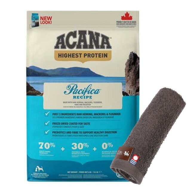 【正規品】アカナ パシフィカドッグレシピ 6kg 【犬想いオリジナル今治ハンドタオルプレゼント】【タオルカラー モカ】 【正規品】アカナ パシフィカドッグレシピ 6kg 【犬想いオリジナル今治ハンドタオルプレゼント】【タオルカラー モカ】