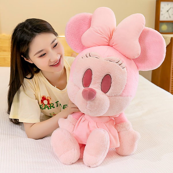 Qoo10] ディズニー ミッキー ミニー ぬいぐるみ 大きいサイ