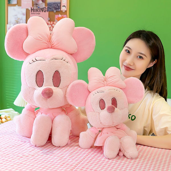 Qoo10] ディズニー ミッキー ミニー ぬいぐるみ 大きいサイ