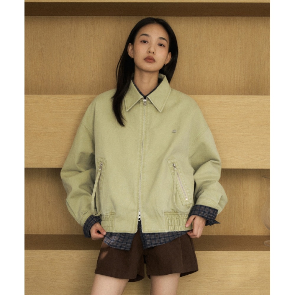 CODEGY (レディース) カラーブルゾンジャケット_ベージュ CODEGY (レディース) カラーブルゾンジャケット_ベージュ
