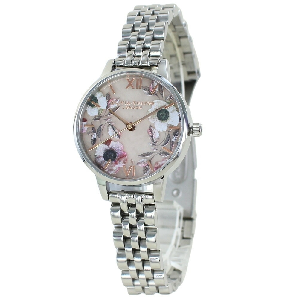 オリビアバートン 腕時計 レディース かわいいピンク シルバー