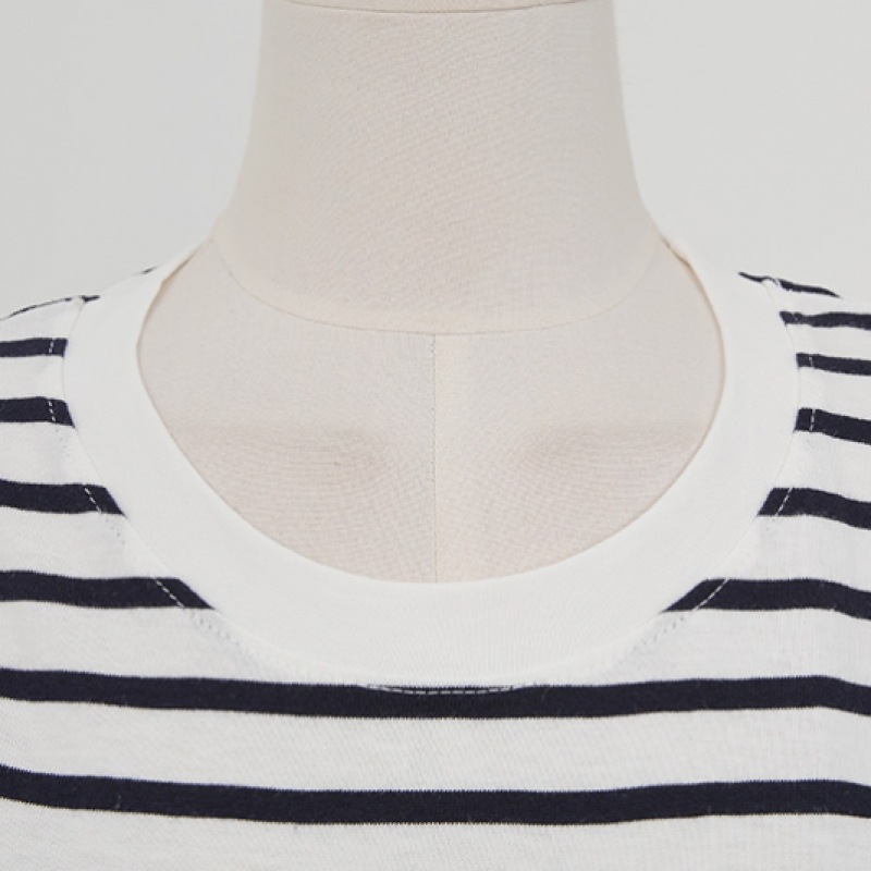 Click & Funny ボニーエンブロイダリーストライプ t シャツ Click & Funny ボニーエンブロイダリーストライプ t シャツ