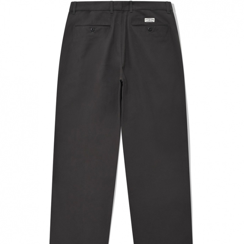 COVERNATスタンダードフィットチノパンツグレー COVERNATスタンダードフィットチノパンツグレー