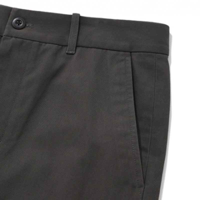 COVERNATスタンダードフィットチノパンツグレー COVERNATスタンダードフィットチノパンツグレー