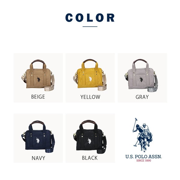 Qoo10] U.S. POLO ASSN. ボストンバッグ ミニボストン ショルダー