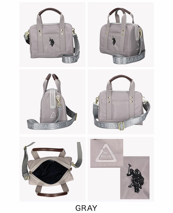 U.S POLO ASSN. 2way ミニボストン　ショルダーバッグ U.S. POLO ASSN.】 ユーエスポロアッスン キルティング