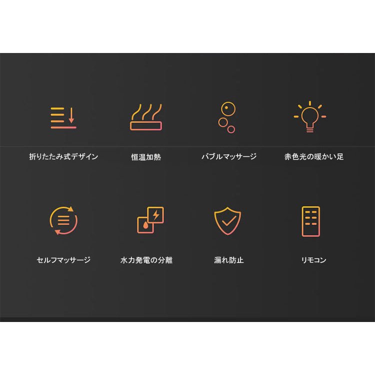 新しいローラー折りたたみフットバスレッドライトバブルワイヤレスリモコンフットバス電気加熱フットバスペ