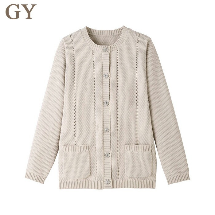 ワコール Wacoal らくラクパートナー 家庭用タンブル乾燥機対応・カーディガン（長袖） M・Lサイズ 母の日 アウター トップス DAL550 【F】