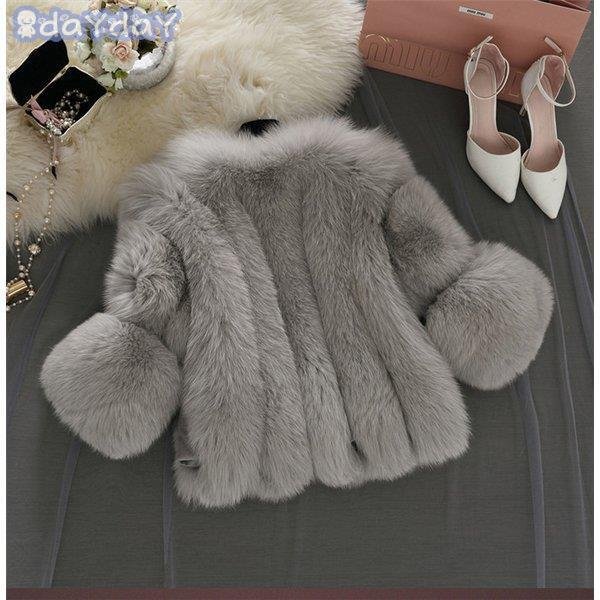 ファーコート レディース 毛皮コート フェイクファー フォックス アウター ジャケット ショート丈コ ファーコート レディース 毛皮コート フェイクファー フォックス アウター ジャケット ショート丈コ