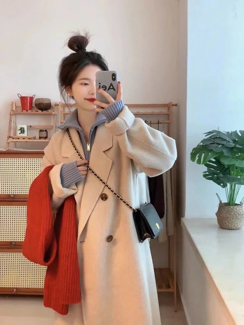 レディースラシ い大きいサイズS-2XLコート 韓国風ファッションても ロングチェスターコート 新作(最安値保証) レディースラシ い大きいサイズS-2XLコート 韓国風ファッションても ロングチェスターコート 新作(最安値保証)