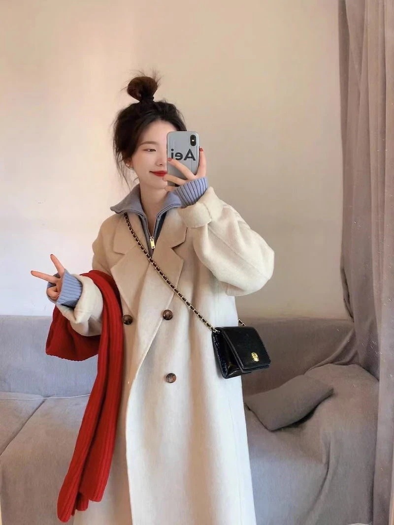 レディースラシ い大きいサイズS-2XLコート 韓国風ファッションても ロングチェスターコート 新作(最安値保証) レディースラシ い大きいサイズS-2XLコート 韓国風ファッションても ロングチェスターコート 新作(最安値保証)