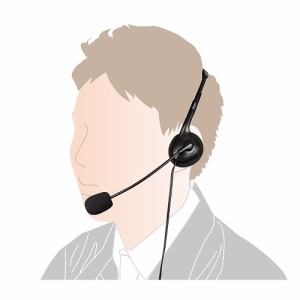 （まとめ買い）ヘッドセット シルバー MHM-S24SL [x3]