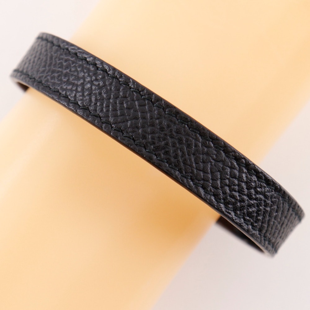 ブレスレット レザー 黒 約7.0g メンズ 中古品 ブレスレット レザー 黒 約7.0g メンズ 中古品