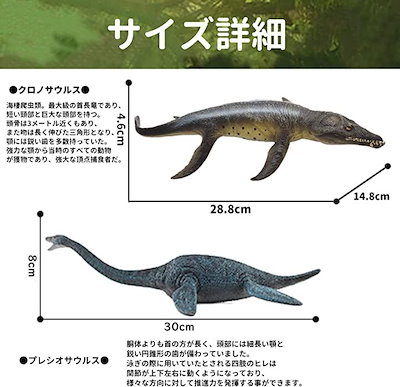 Qoo10] 恐竜 フィギュア セット クロノサウルス : おもちゃ・知育