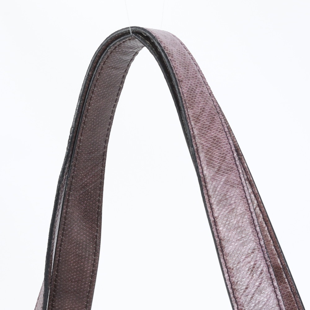 美品 ホログラムシール付 モネーテ チェーン リザード レザー 2WAY トート バッグ 肩掛け ショルダー ハンド A4 レディース ECE CP45-1 中古 美品 ホログラムシール付 モネーテ チェーン リザード レザー 2WAY トート バッグ 肩掛け ショルダー ハンド A4 レディース ECE CP45-1 中古