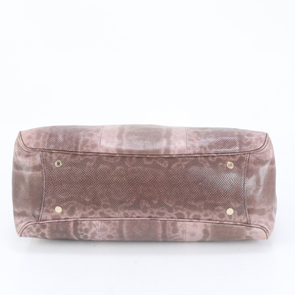 美品 ホログラムシール付 モネーテ チェーン リザード レザー 2WAY トート バッグ 肩掛け ショルダー ハンド A4 レディース ECE CP45-1 中古 美品 ホログラムシール付 モネーテ チェーン リザード レザー 2WAY トート バッグ 肩掛け ショルダー ハンド A4 レディース ECE CP45-1 中古