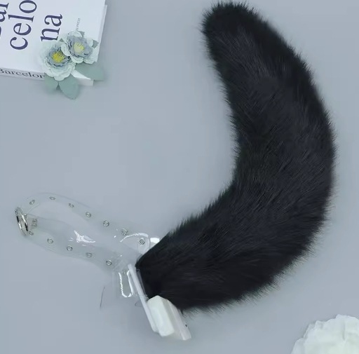 ファースーツ アクセサリー 尻尾 黒 飾りもの 電動 ケモノ fursuit ぬいぐるみ コスプレ コスチューム ファースーツ アクセサリー 尻尾 黒 飾りもの 電動 ケモノ fursuit ぬいぐるみ コスプレ コスチューム