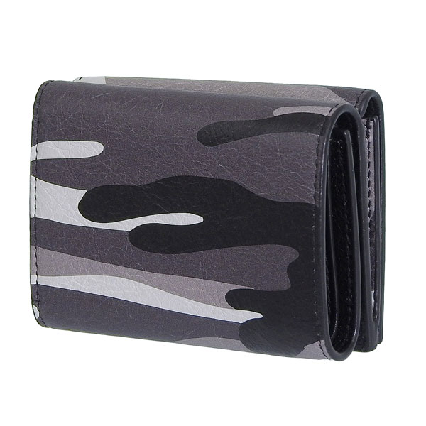 バレンシアガ 財布 メンズ 三つ折り財布 アウトレット レザー ブラックマルチ 5943122AAPB9061 BALENCIAGA バレンシアガ 財布 メンズ 三つ折り財布 アウトレット レザー ブラックマルチ 5943122AAPB9061 BALENCIAGA