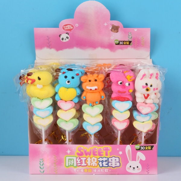 Qoo10] マシュマロ ロリポップ 中国の人気キャン