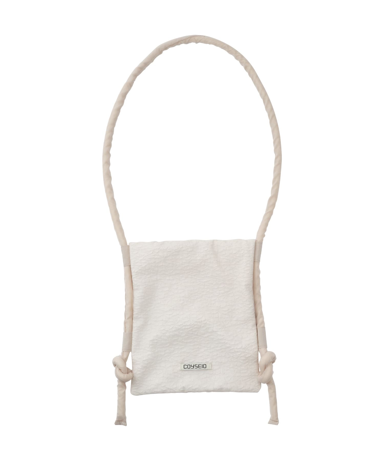 【COYSEIO】送料/関税込 SHIRRING ROPE CROSS BAG IVORY COYSEIO】送料/関税込 SHIRRING ROPE CROSS BAG IVORY (COYSEIO
