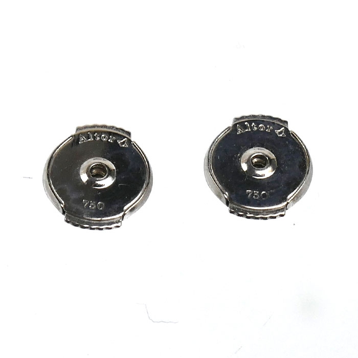 Boucheron ブシュロン K18WG ホワイトゴールド キャトル ラディアント ダイヤ ピアス JCO01676 ダイヤモンド 5.8g レディース 中古 美品_4