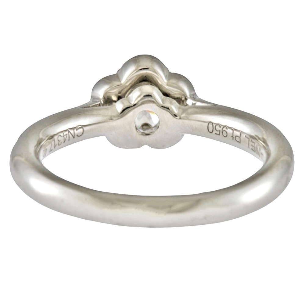 中古A/美品 CHANEL シャネル Pt950 リング・指輪 60/19号 ココクラッシュ マトラッセ コレクション メンズ 20475963