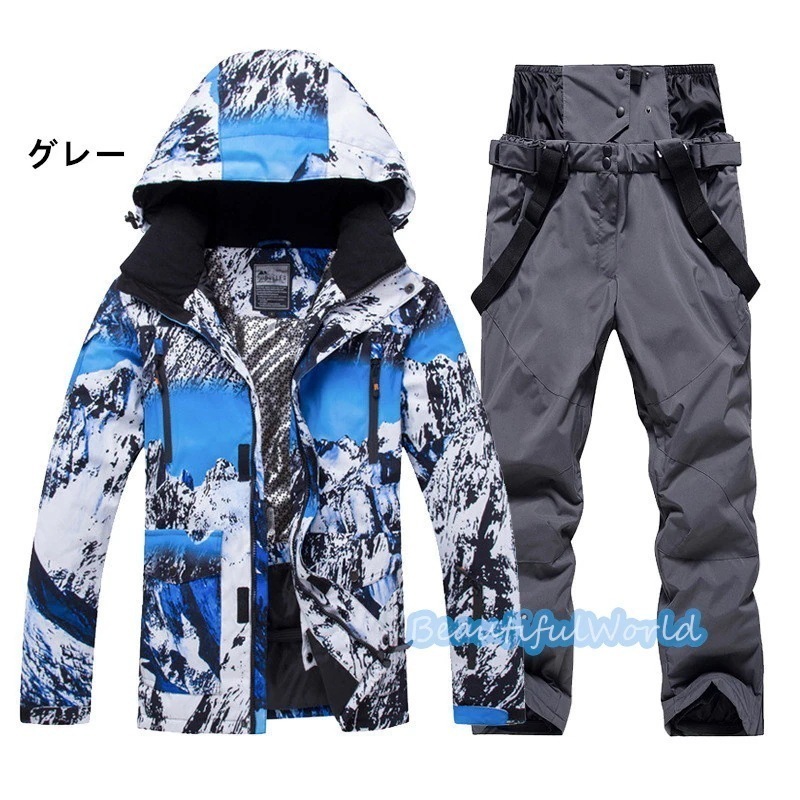 スノーボードウェア上下セットスキーウェアメンズレディースセットアップ男女兼用スノボウェアスノーボードジャケットパンツ撥水防風保温雪遊び暖かいH62 スノーボードウェア上下セットスキーウェアメンズレディースセットアップ男女兼用スノボウェアスノーボードジャケットパンツ撥水防風保温雪遊び暖かいH62